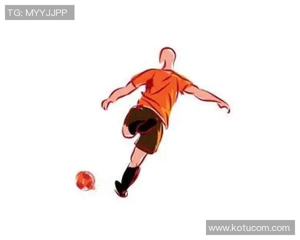 足球明星背影插画图展现运动魅力与激情的艺术之美
